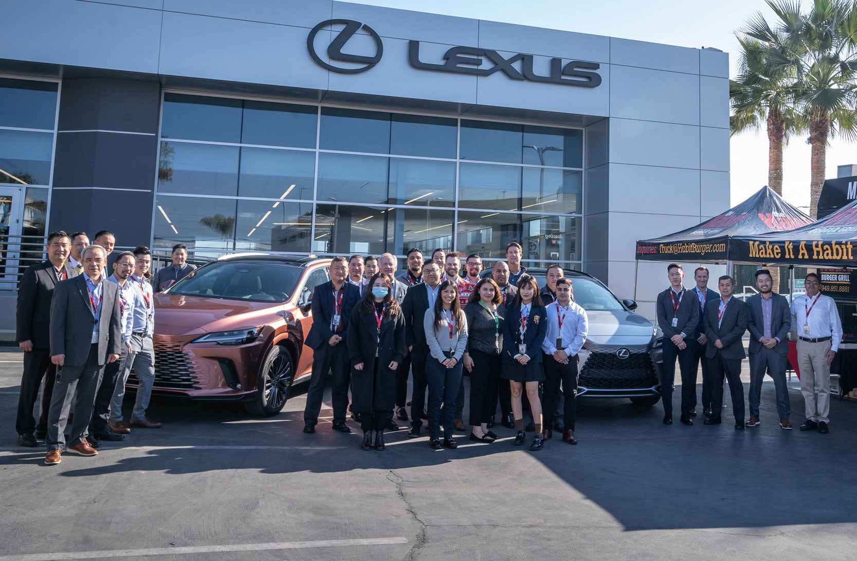 Longo Lexus team photo